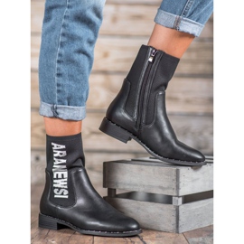 Botas altas VINCEZA negro 3