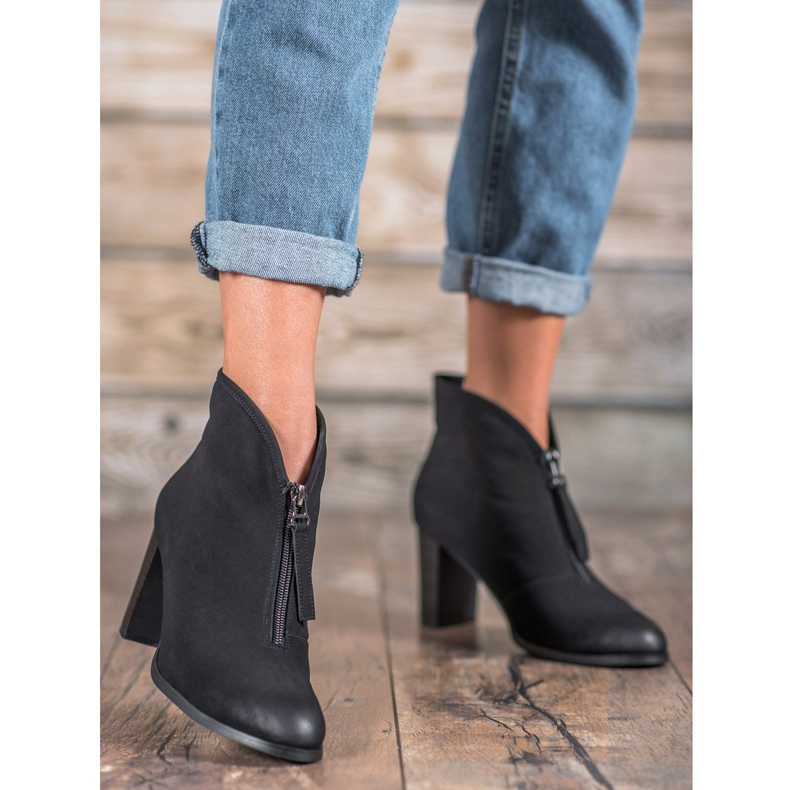 Botas VINCEZA con Cremallera negro 2 Botas VINCEZA con Cremallera negro 2