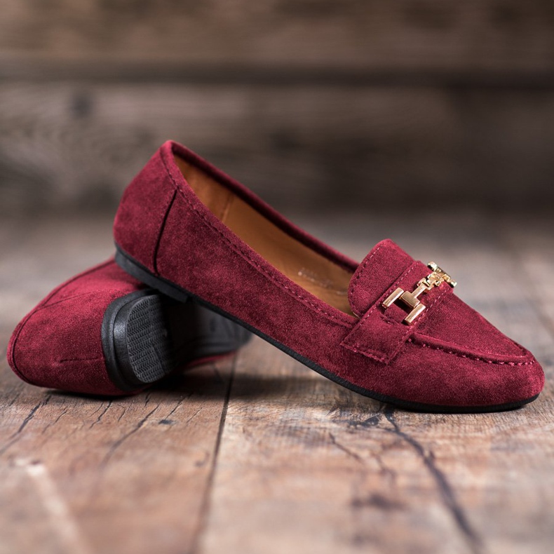 Abloom Señores de ante con adorno rojo 1