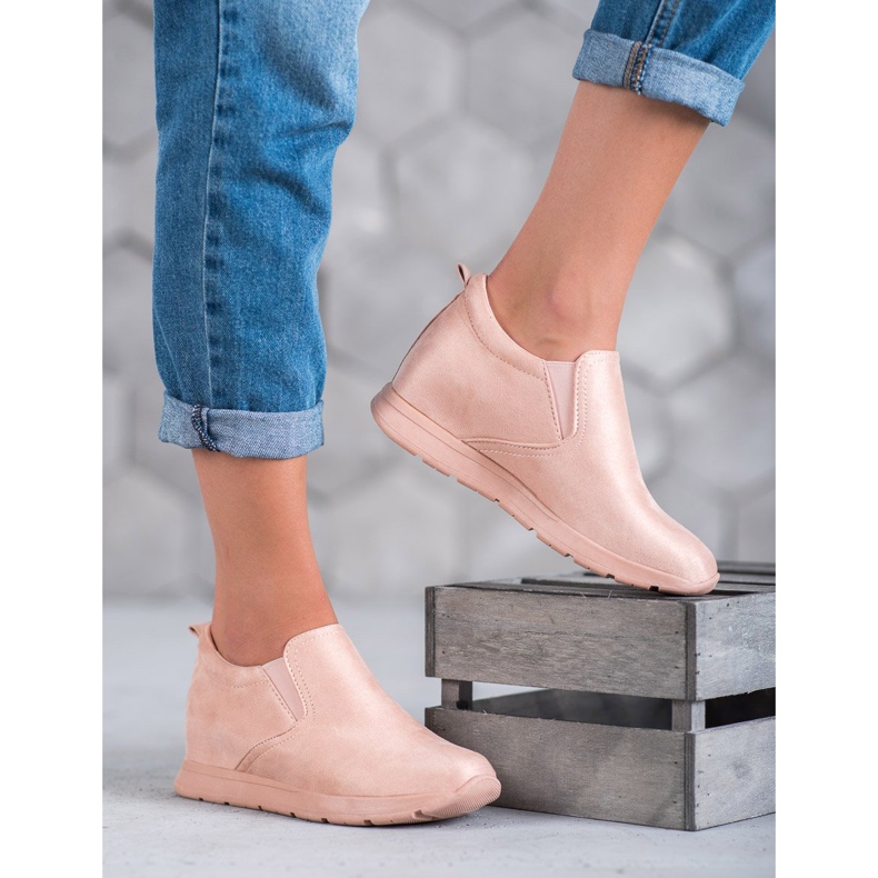 Sport Zapatos sin cordones para mujer marrón 2