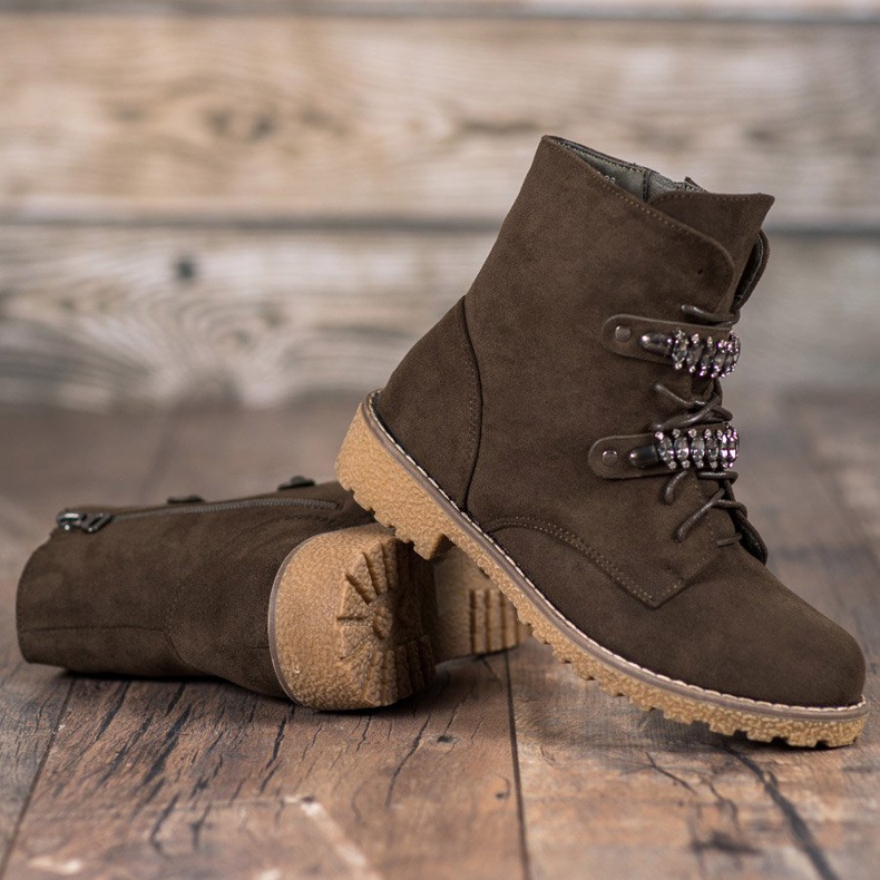 Bestelle Tramperos con cristales multicolor verde 1 Bestelle Tramperos con cristales multicolor verde 1