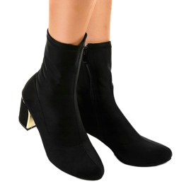 Botines negros altos en el poste MJ1521 2