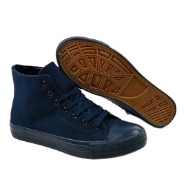 Zapatillas altas de hombre azul marino XN50 3