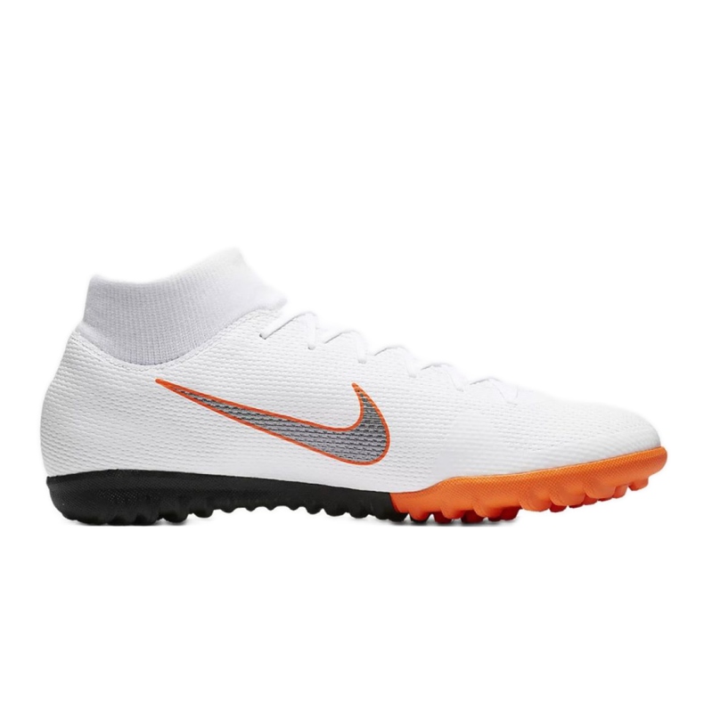 Nike Mercurial SuperflyX 6 Academy Tf M AH7370-107 zapatos de fútbol blanco blanco 1