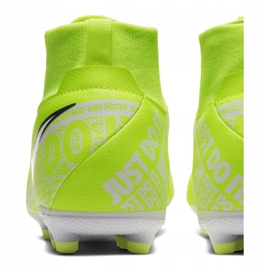 Zapatillas de fútbol Nike Phantom Vsn Academy Df FG / MG Jr AO3287-717 amarillo amarillo 4