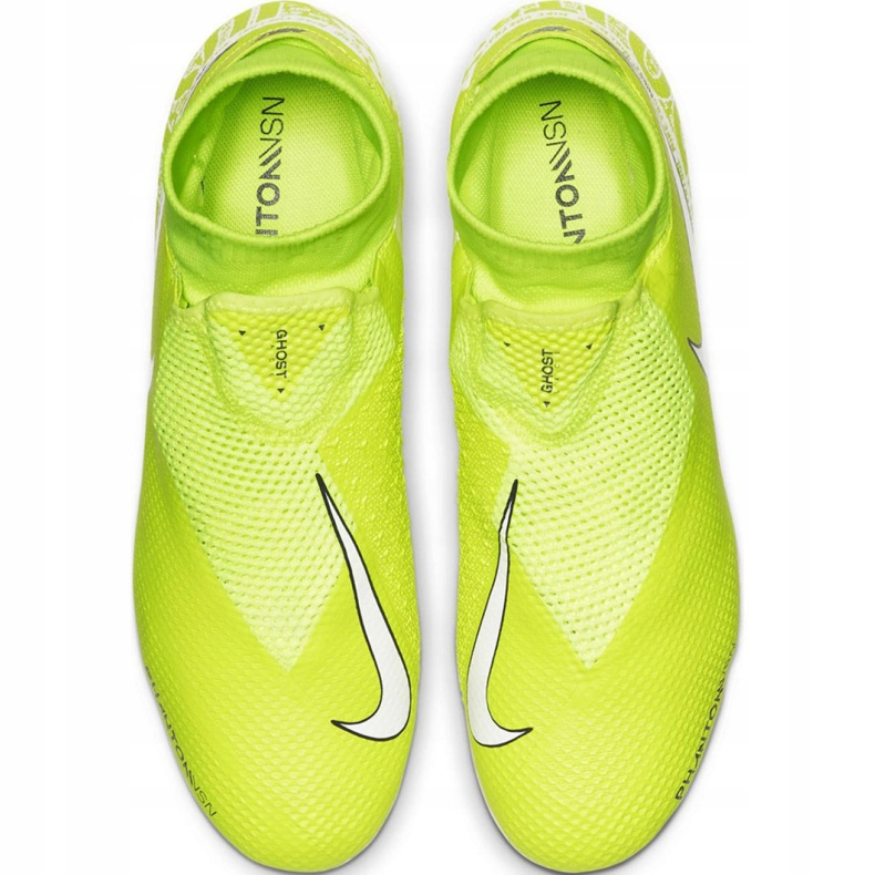 Zapatillas de fútbol Nike Phantom Vsn Pro Df Fg M AO3266-717 amarillo amarillo 1