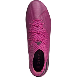 Botas de fútbol adidas Nemeziz 19.1 Fg M F34407 rosa rosa 2
