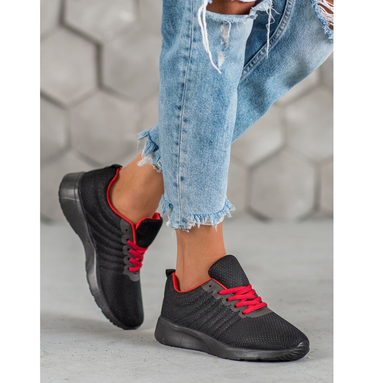 SHELOVET Zapatos deportivos negros 1