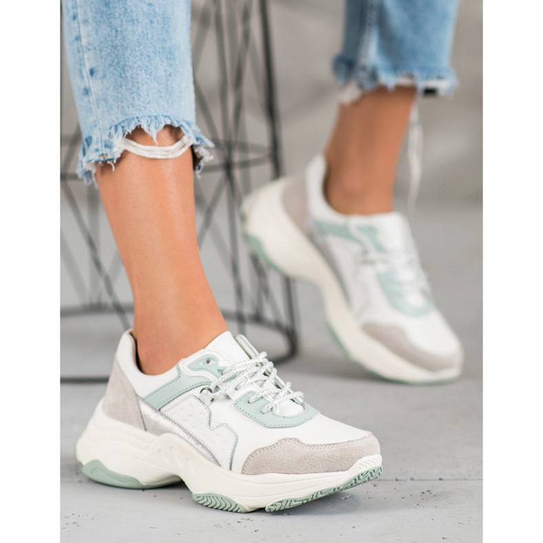 Vinceza Calzado deportivo con cordones gris 1