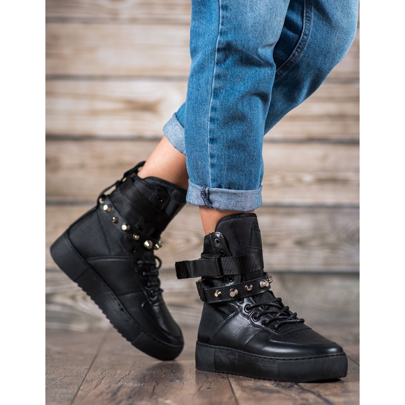 Diamantique Botas altas negras negro 2