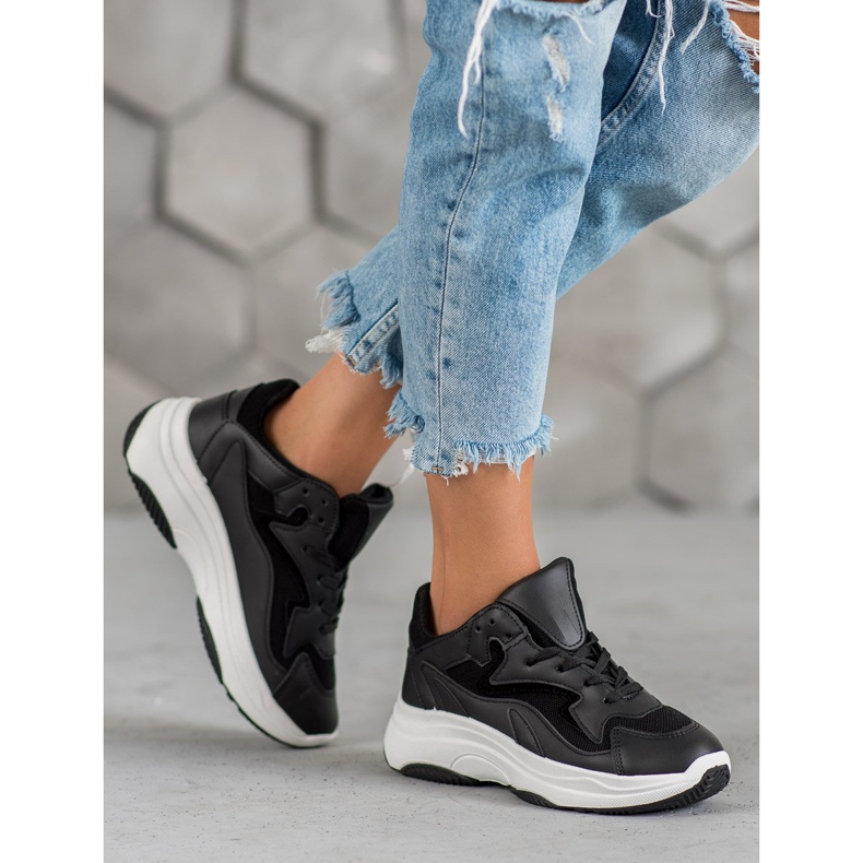 SHELOVET Zapatillas deportivas negro 1