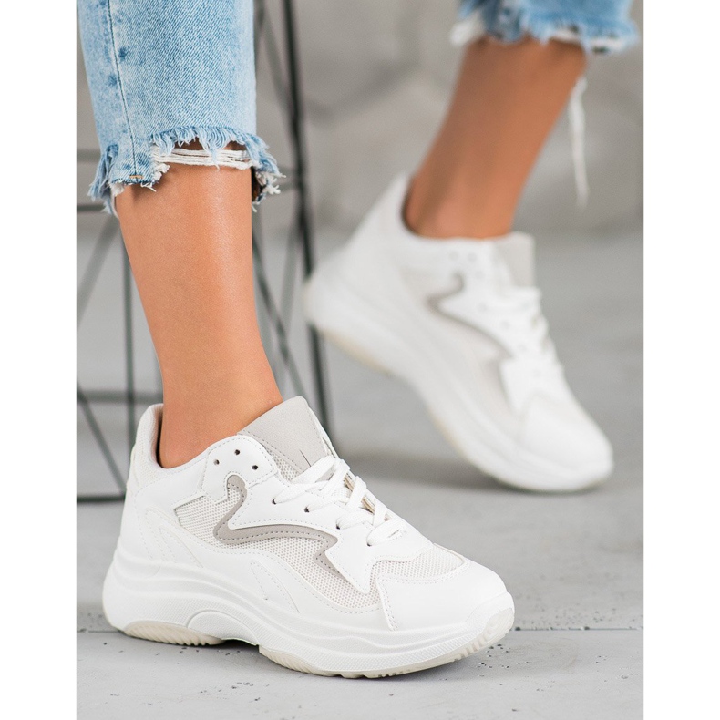 SHELOVET Zapatillas deportivas blanco 1