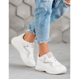 SHELOVET Zapatillas deportivas blanco 4