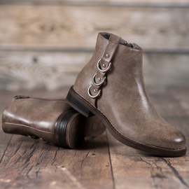 Forever Folie Botas clásicas con adornos marrón 4