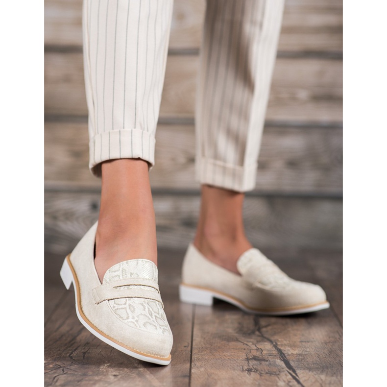 Bestelle Mocasines Con Purpurina marrón 1