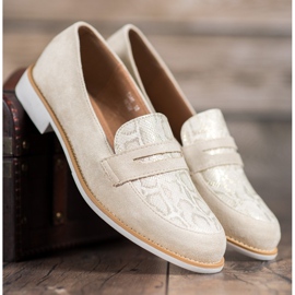 Bestelle Mocasines Con Purpurina marrón 3