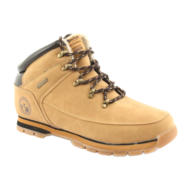 American Club Botas con cordones ES39 camel marrón multicolor 1