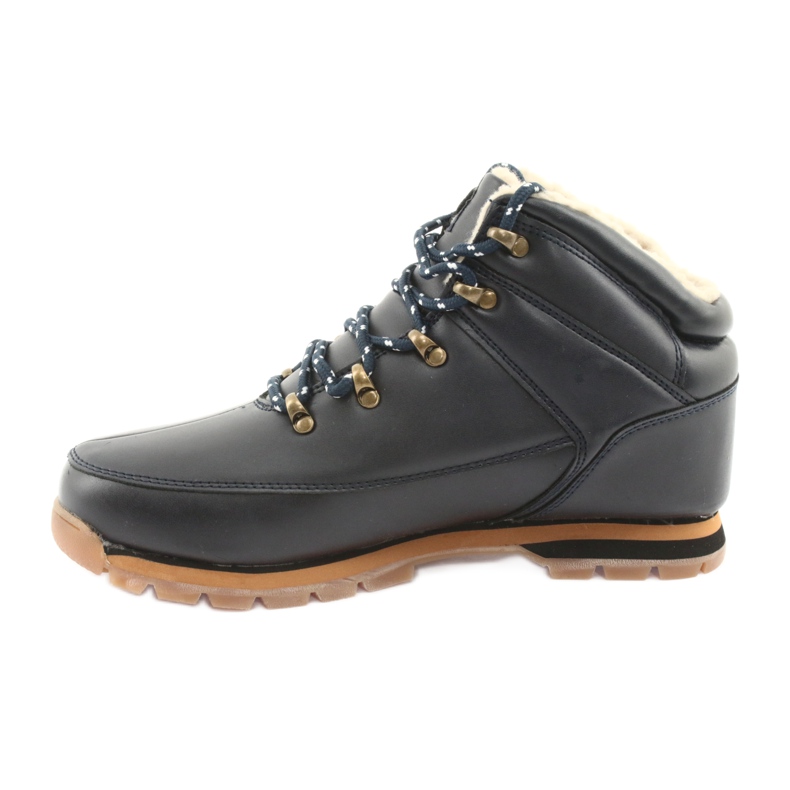 American Club Botas con cordones ES39 azul marino 2