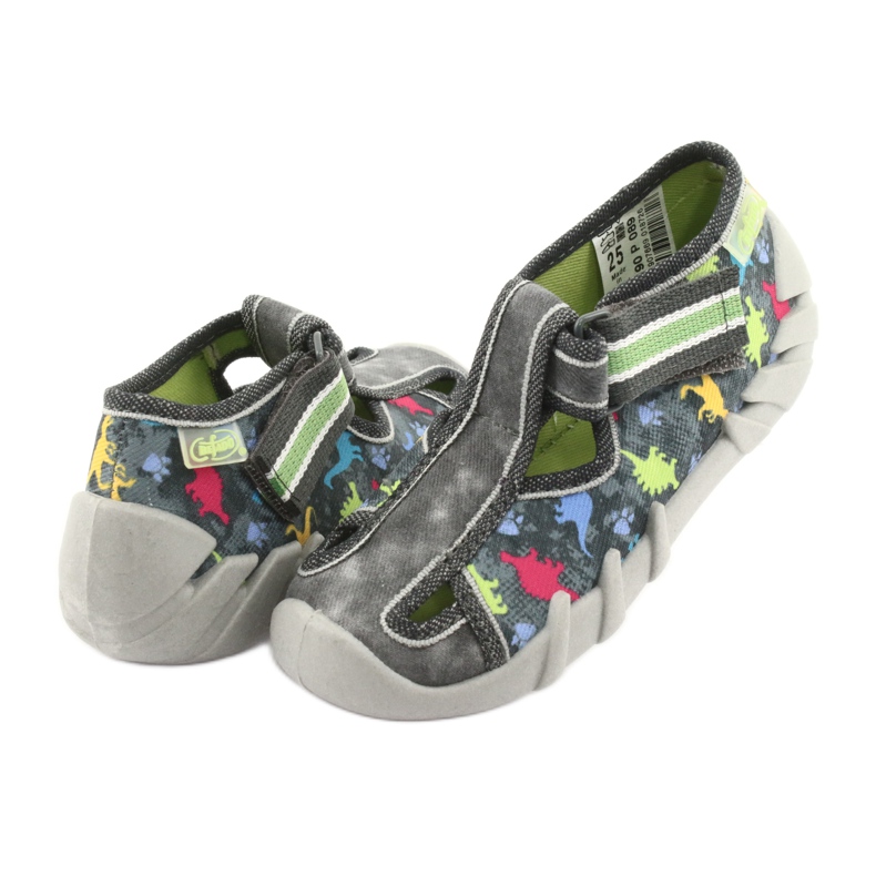 Calzado infantil befado 190P089 gris multicolor 3