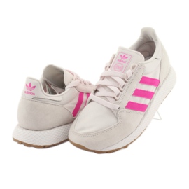 Zapatillas Adidas Forest Grove W EE5847 rosa gris 3