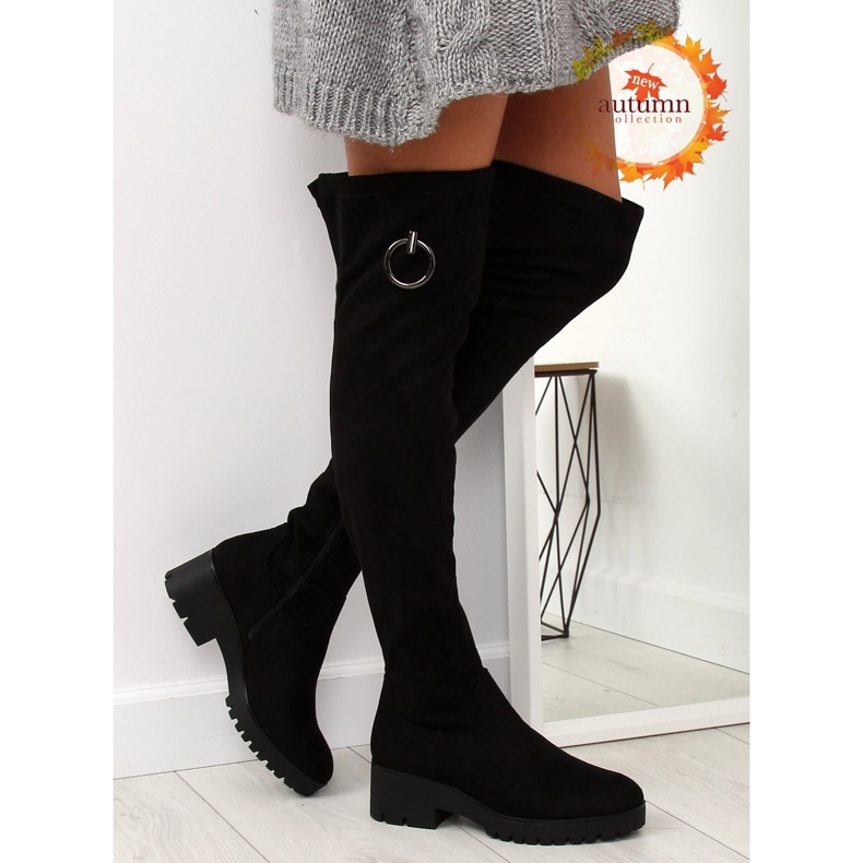 Botas de muslo de mujer negras NC712 Black negro 1