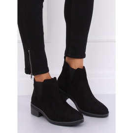 Botines Chelsea negros para mujer 8B978 Negro 2