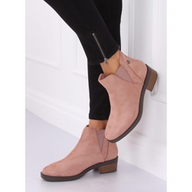 Botines Chelsea rosas para mujer 8B978 Rosa rosado 2