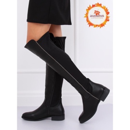Botas de montar con parte superior flexible negro 17005A-128 Negro 1 Botas de montar con parte superior flexible negro 17005A-128 Negro 1