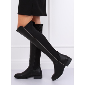Botas de montar con parte superior flexible negro 17005A-128 Negro 3
