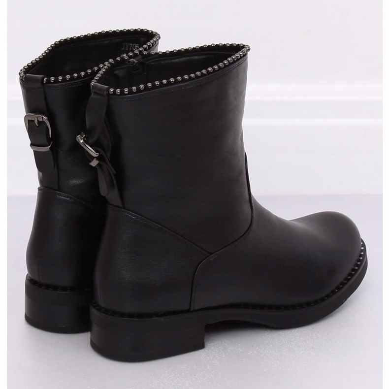 Botas militares negras JY705 Black negro 1