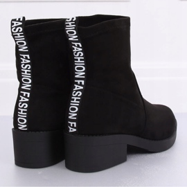 Botas negras de tacón bajo W868 Black negro 1 Botas negras de tacón bajo W868 Black negro 1