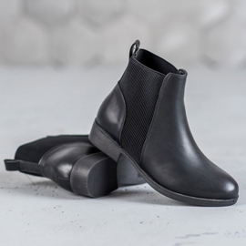 Abloom Botas sin cordones para mujer negro 1
