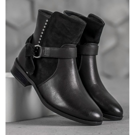 SDS Botas de mujer negras negro 1