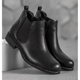 Small Swan Botas Chelsea clásicas negro 2
