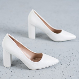 Diamantique Bombas blancas blanco 2