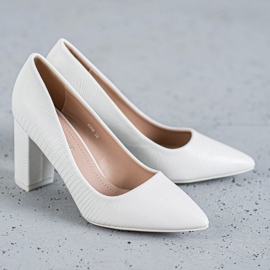 Diamantique Bombas blancas blanco 4