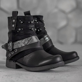 Bestelle Botas de ciclista negro 2