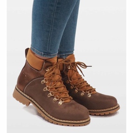 Botas de mujer ante camel BK-29 marrón 3
