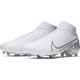 Calzado de fútbol Nike Mercurial Superfly 7 Academy FG / MG M AT7946-100 blanco blanco 3