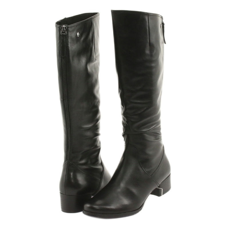 Botas negras ajustables Caprice 25500 negro 3 Botas negras ajustables Caprice 25500 negro 3