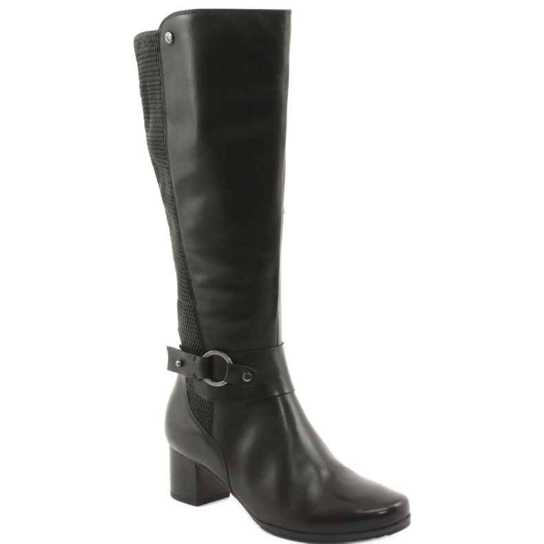 Caprice Botas elásticas, ancho XL 25526 negro 1