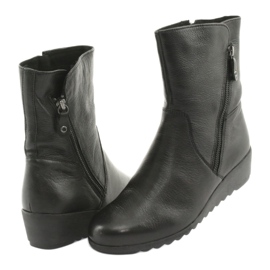 Caprice Botas de cuña negro 5