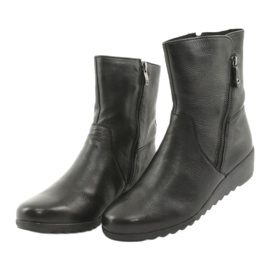 Caprice Botas de cuña negro 3