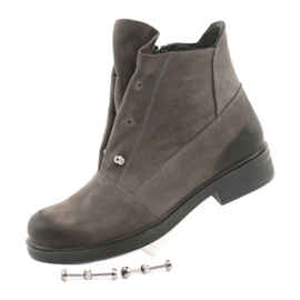 Badura Botas grises con pedrería 7