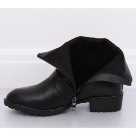 Botas planas de mujer negras G-160-1 Black negro 1
