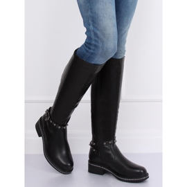 Botas negras para mujer 0-263 Negra negro 4