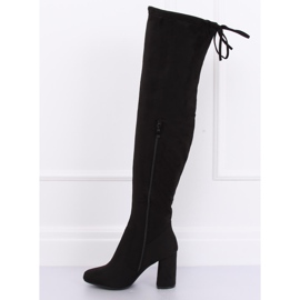 Botas negras de tacón PE239P Negro 3