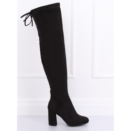 Botas negras de tacón PE239P Negro 2