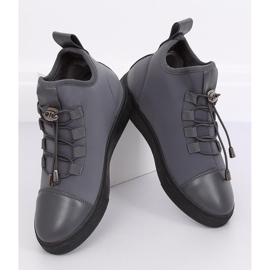 Zapatillas grises de neopreno con aislamiento gris XY-35 3
