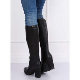 Tacones negros 1107-GG Black 1 Tacones negros 1107-GG Black 1